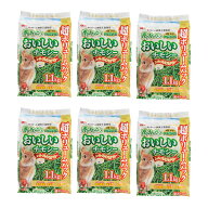 【6／10限定】当選確率2分の1！1等最大100％　送料無料　GEX　おいしいチモシー　1．1kg×6　一番刈り