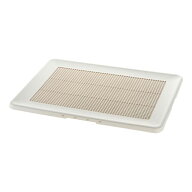 リッチェル　お掃除簡単フラットトレー　ワイド　アイボリー