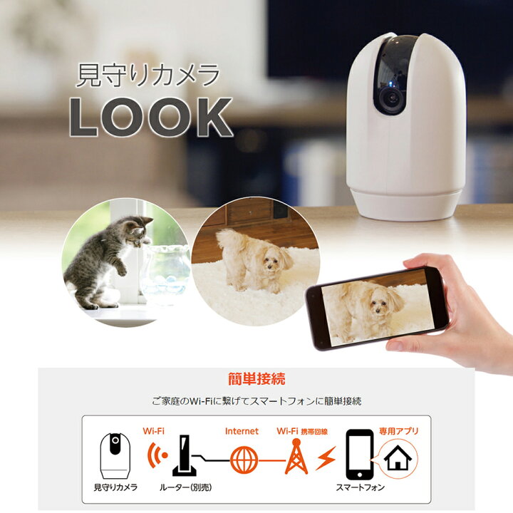 楽天市場】リッチェル 見守りカメラ LOOK 関東当日便 : charm 楽天 