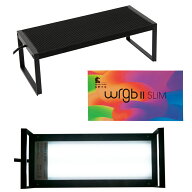 Chihiros　LED　WRGB2　SLIM30　ブラック　RGBライト　調光機能付き　1200lm　熱帯魚　アクアリウム　水…