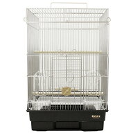 鳥かご　HOEI　35手のりステンレス　ブラック　（37×41．5×54．5cm）　セキセイ　小型インコ　中型イン…
