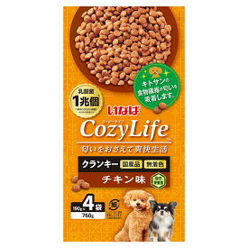 ドッグフード　いなば　Cozy　Life　クランキー　チキン味　760g　（190g×4袋）【HLS_DU】　関東当日便