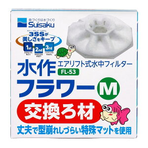 水作 フラワー M 交換ろ材 関東当日便