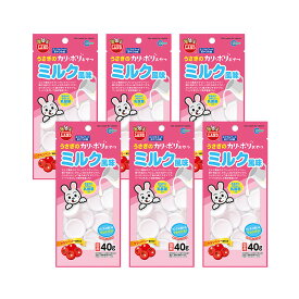 マルカン　うさぎのカリポリ　ミルク風味　40g×6袋【HLS_DU】　関東当日便