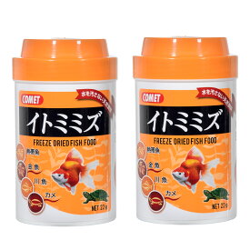 コメット　イトミミズ　22g　金魚のえさ×2個　金魚の餌