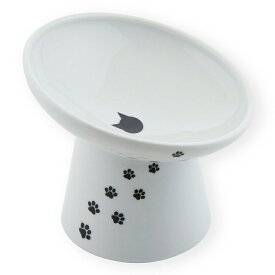 食器　猫用　猫壱　ハッピーダイニング　脚付にゃにゃめフードボウル　ハイタイプ　斜め　関東当日便