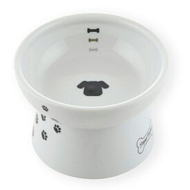 食器　犬用　猫壱　ハッピーダイニング　脚付フードボウル　S　スモール　犬柄　犬用　関東当日便