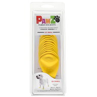 Pawz　ラバードッグブーツ　XXS　イエロー　犬用　犬　靴　関東当日便