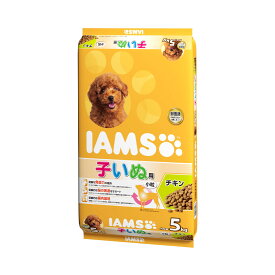 ドッグフード　アイムス　12か月までの子いぬ用　チキン　小粒　5kg 正規品　IAMS　お一人様4点限り【HLS_DU】　関東当日便