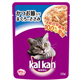 カルカン　パウチ　ジューシーゼリー仕立て　かつお節入りまぐろとささみ　成猫用　70g×160袋　キャットフード【HLS_DU】　関東当日便