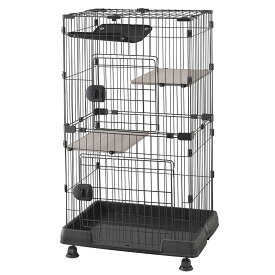 アイリスオーヤマ　ミニキャットケージ　ハンモック付き　PMCC−115H　マットグレー　猫　ケージ　キャットケージ　関東当日便