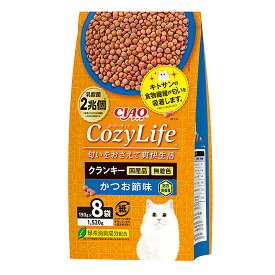 いなば　CIAO　チャオ　Cozy　Lifeクランキー　かつお節味　190gx8袋【HLS_DU】　関東当日便