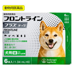 動物用医薬品 フロントラインプラス ドッグ M 6本 動物用医薬品 関東当日便