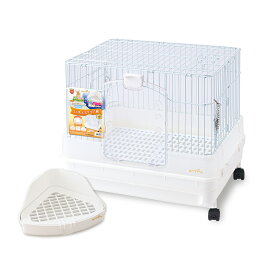 うさぎケージ　マルカン　うさぎのカンタンおそうじケージH50W　三角形トイレセット　関東当日便