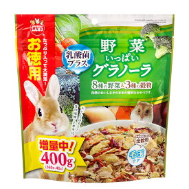 マルカン　野菜いっぱいグラノーラ　お徳用　360g　小動物　おやつ　食物繊維　乳酸菌【HLS_DU】　関東当日便