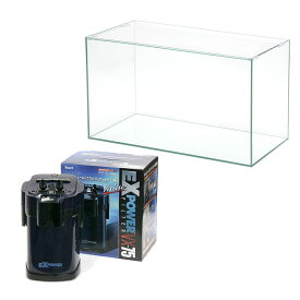 ガラス水槽　アクロ60（60×30×36cm）＋テトラ　バリューエックスパワーフィルター　VX－75【HLS_DU】　関東当日便