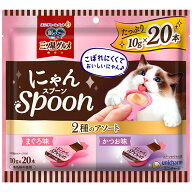 銀のスプーン　三ツ星グルメ　おやつ　にゃんSpoon　2種のアソート　まぐろ＆かつお味　200g　関東当日便