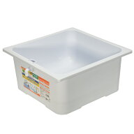 テトラ　じょうろでキレイメダカ鉢　40×40　ラメ増しホワイト　めだか　水槽　鉢　金魚鉢　屋外　水換え…