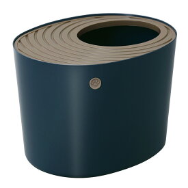 アイリスオーヤマ　上から猫トイレ　ネイビー　PUNT−530　関東当日便