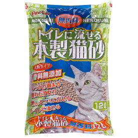 猫砂　常陸化工　トイレに流せる木製猫砂　無香料　12L　お一人様4点限り　関東当日便