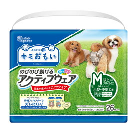 エリエール　キミおもい　アクティブウェア　M−L　26枚　おむつ　パンツタイプ　男の子女の子共用　犬　小型犬　中型犬　関東当日便