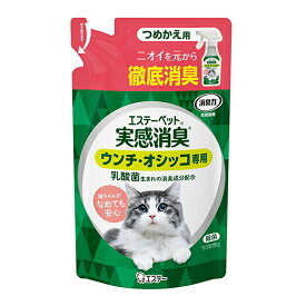 エステーペット　実感消臭スプレー　猫用　詰め替え　フレッシュグリーンの香り　240ml【HLS_DU】　関東当日便