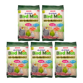 三晃商会　バードマット　5L×5　鳥　敷材　お一人様2点限り　関東当日便