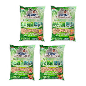 GEX　ラビレット　天然木のトイレ砂　7L＋1L×4　消臭抗菌　国産天然木100％　うさぎ　トイレ　関東当日便