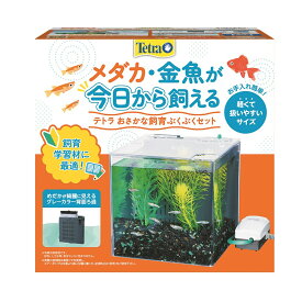 テトラ　おさかな飼育　ぶくぶくセット　SP－17BU　17×17．5×17．5cm　水槽セット【HLS_DU】　関東当日便