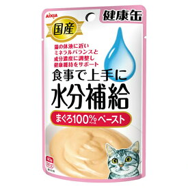 アイシア　国産健康缶パウチ　水分補給　まぐろペースト　40g×2袋【HLS_DU】　関東当日便