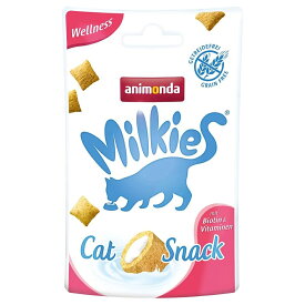 アニモンダ　猫用　ミルキース　クランキービッツ　ウェルネス　ビオチン＆ビタミン　30g　関東当日便