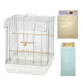 HOEI　オカメ・コザクラインコなどの中型インコ飼育スターターセット　（46．5×46．5×58cm）【HLS_DU】　関東当日便