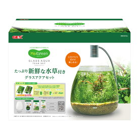 GEX　水槽セット　MeGreen　新鮮な水草付き　グラスティアーセット　小型水槽　関東当日便