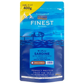 ドッグフード　フィッシュ4ドッグ　サーディン　400g　ファイネストシリーズ　関東当日便