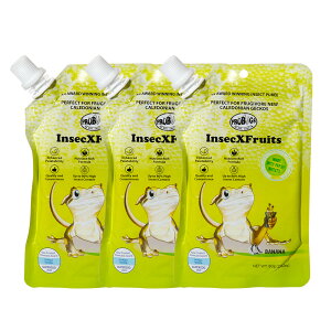 プロバグズピューレ フルーツ&ミルワーム 80g×3袋 関東当日便