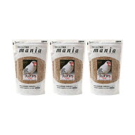 黒瀬ペットフード　mania　文鳥　3L×3　鳥　フード　エサ　餌　皮つき　皮付　プロショップ専用　関東当…