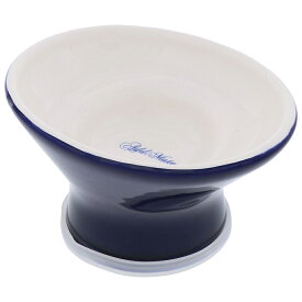 アドメイト　猫用食器　ヒゲがあたりづらく食べやすい猫用脚付き食器　マゼランブルー　関東当日便