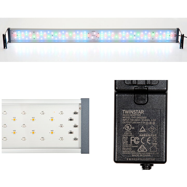 楽天市場】ツインスター LED 900EA IV 90cm水槽 ライト 