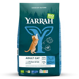 キャットフード　YARRAH　ヤラー　オーガニックキャットフード　フィッシュ　2．4kg　正規品【HLS_DU】　関東当日便