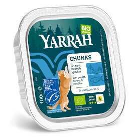 キャットフード　YARRAH　ヤラー　チキンと魚のキャットチャンク　100g　正規品【HLS_DU】　関東当日便