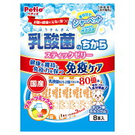 ペティオ　乳酸菌のちから　スティックゼリー　フルーツミックス味　8本入　関東当日便