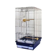 鳥かご　HOEI　21手のりロングG　ネイビー　（29×36．5×56cm）　セキセイ　小型インコ　フィンチ　関東…