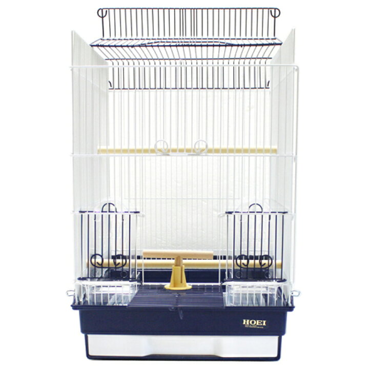 楽天市場】鳥かご HOEI 35手のりPS ホワイトネイビー （37  