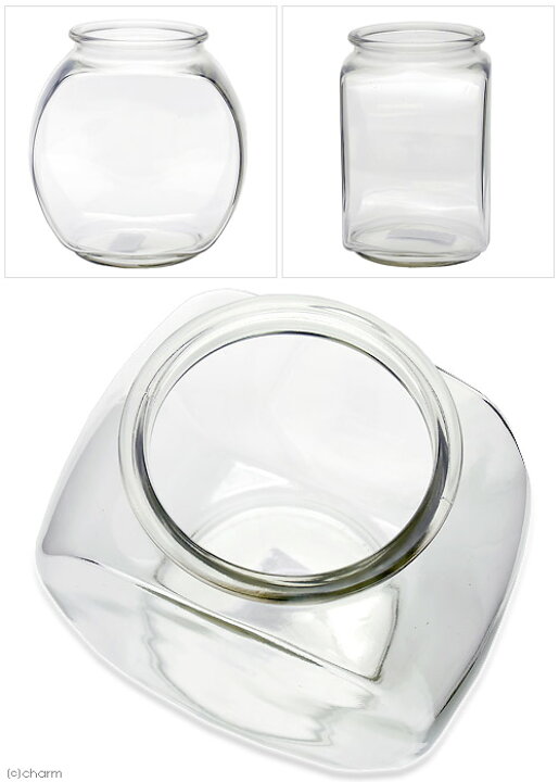 楽天市場 おしゃれな国産ガラス製 金魚鉢 ３ｌ 関東当日便 Charm 楽天市場店