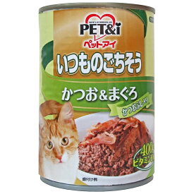 ペットアイ　いつものごちそう　かつお＆まぐろ　かつおぶし入り　400g【HLS_DU】　関東当日便