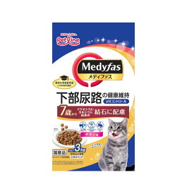 キャットフード　ペットライン　メディファス　7歳から　チキン味　3kg（500g×6袋）【HLS_DU】　関東当日便