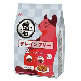 キャットフード　懐石　2つのごほうび　グレインフリー　600g（60g×10袋）　猫フード　国産　関東当日便