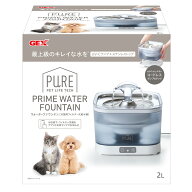 【9／10限定】当選確率2分の1！1等最大100％　猫　給水器　水飲み　GEX　PURE　PRIME　ウォーターファウ…