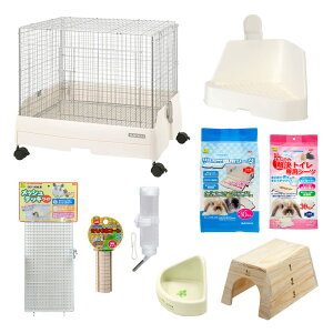 飼育セット ファンシーラット飼育セット イージーホーム60ローメッシュWH(62×50.5×55cm) お一人様1点限り 関東当日便