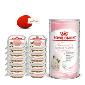 ロイヤルカナン　離乳期の子猫向けセット　子猫　ベビーキャット　ミルク　＋　マザー＆ベビーキャット　100g×12個　＋　オリジナルおもちゃ　関東当日便
